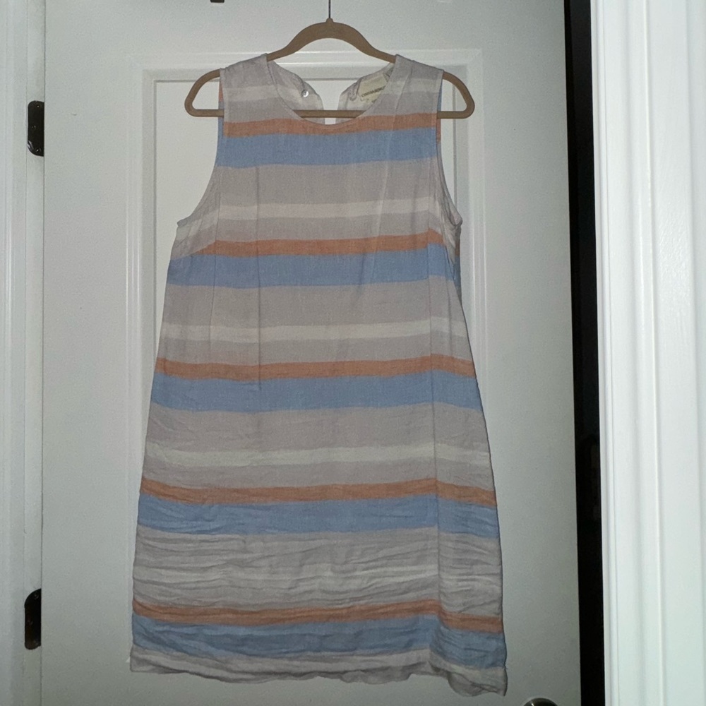 100% linen dress